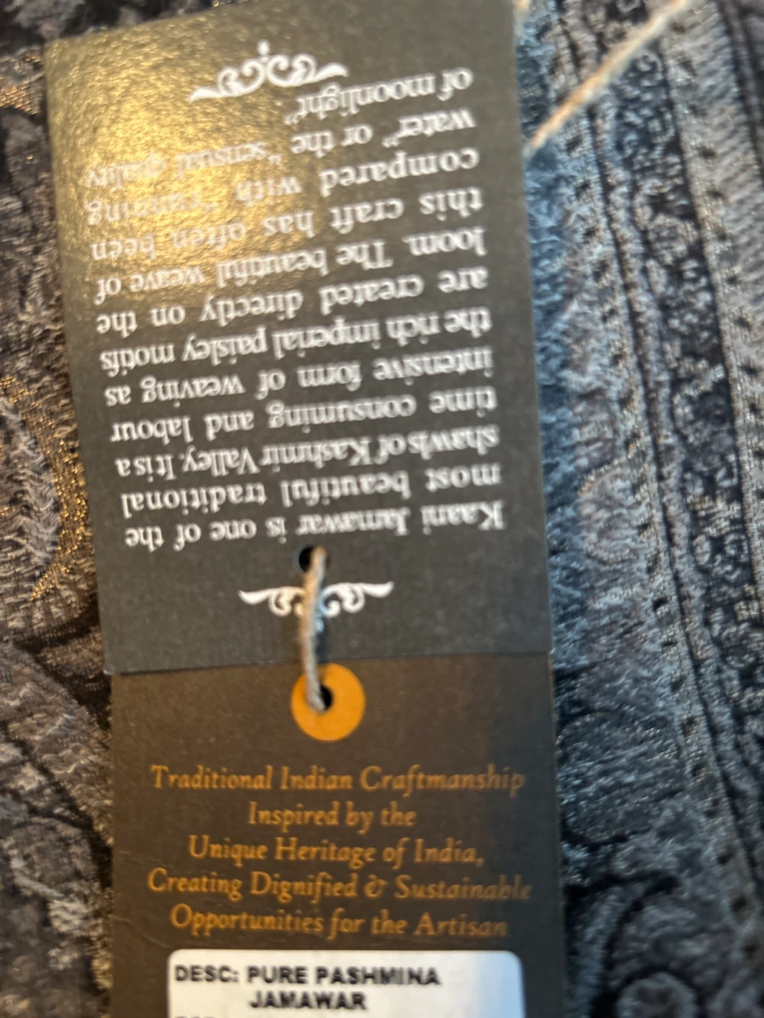 100% Pure Pashmina Jamawar Shawl - photo 4
