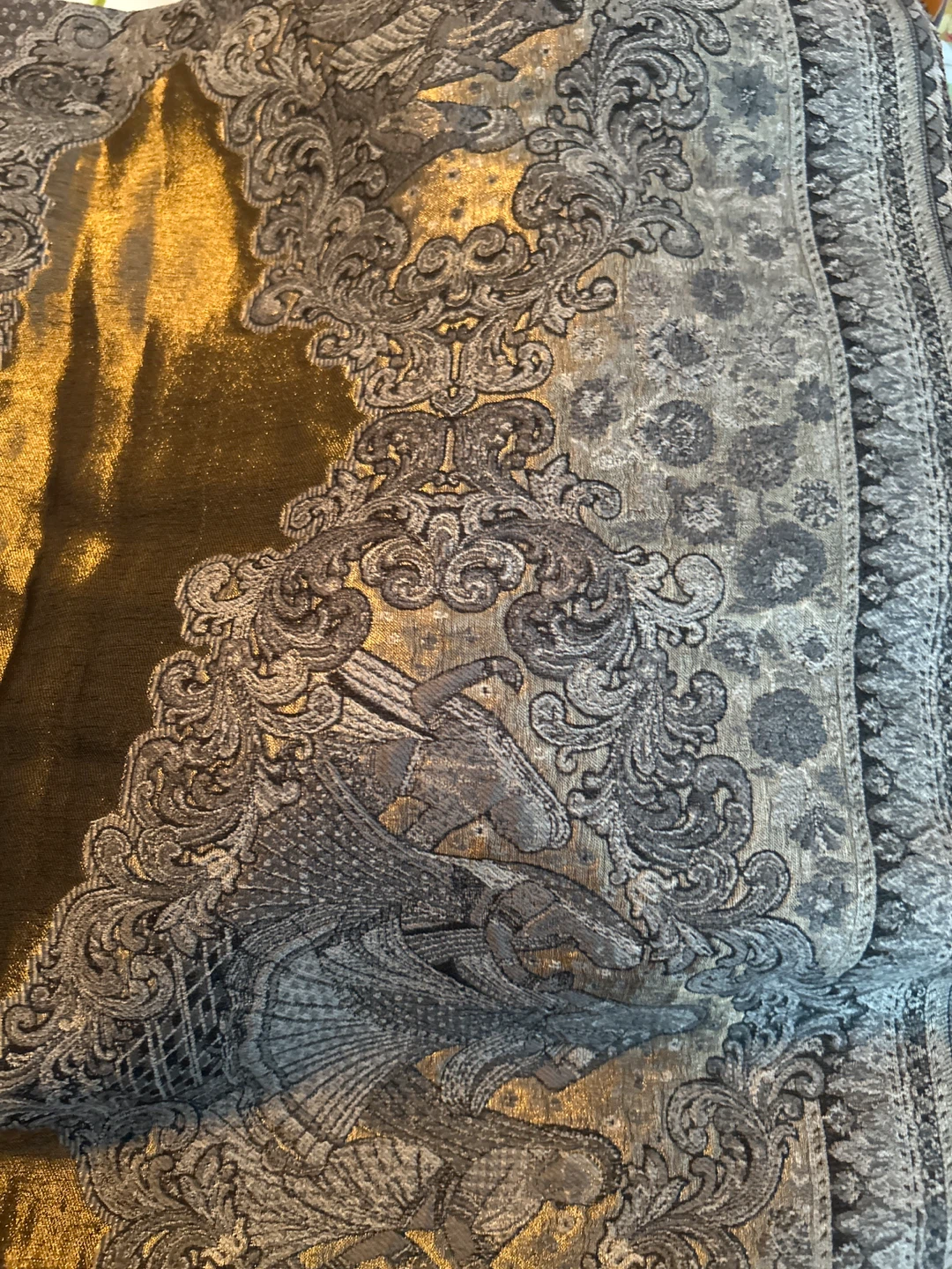 100% Pure Pashmina Jamawar Shawl - photo 2