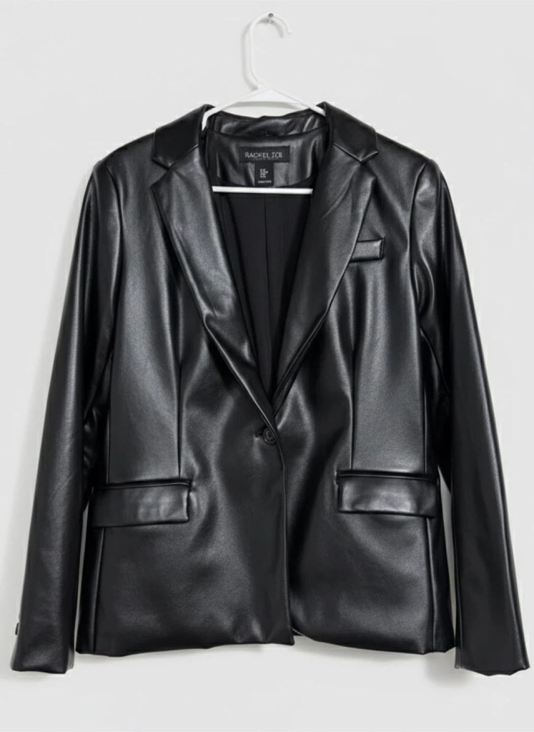 Black Leather Blazer