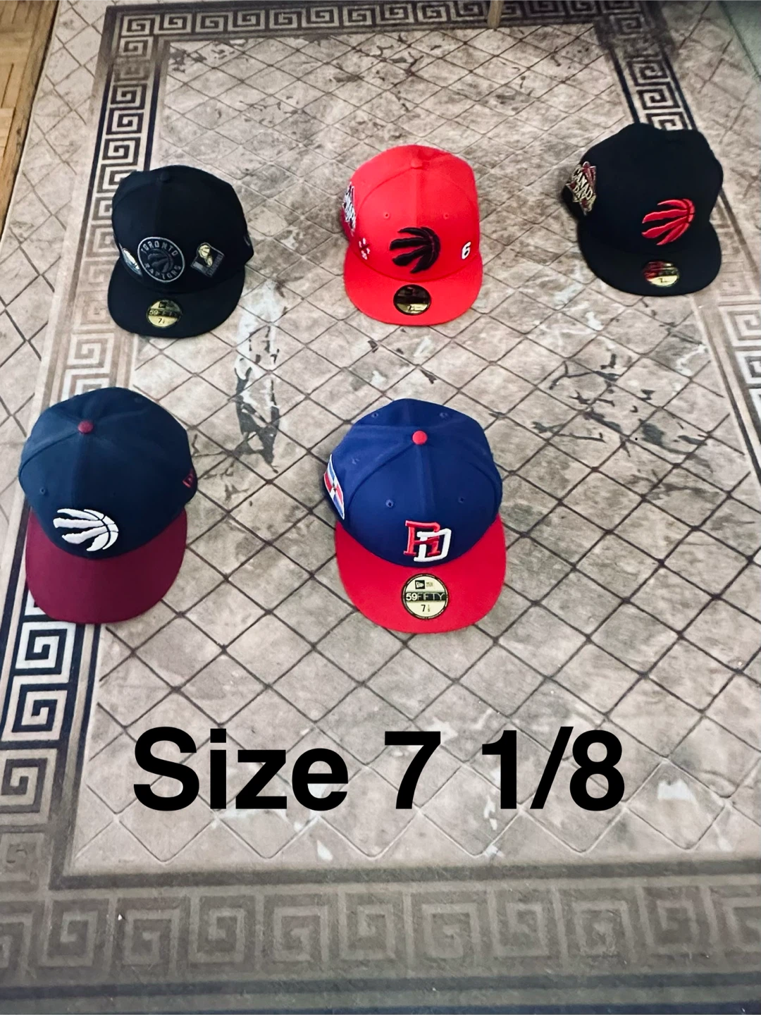New Era 59FIFTY Baseball Caps - Size 7 1/8
