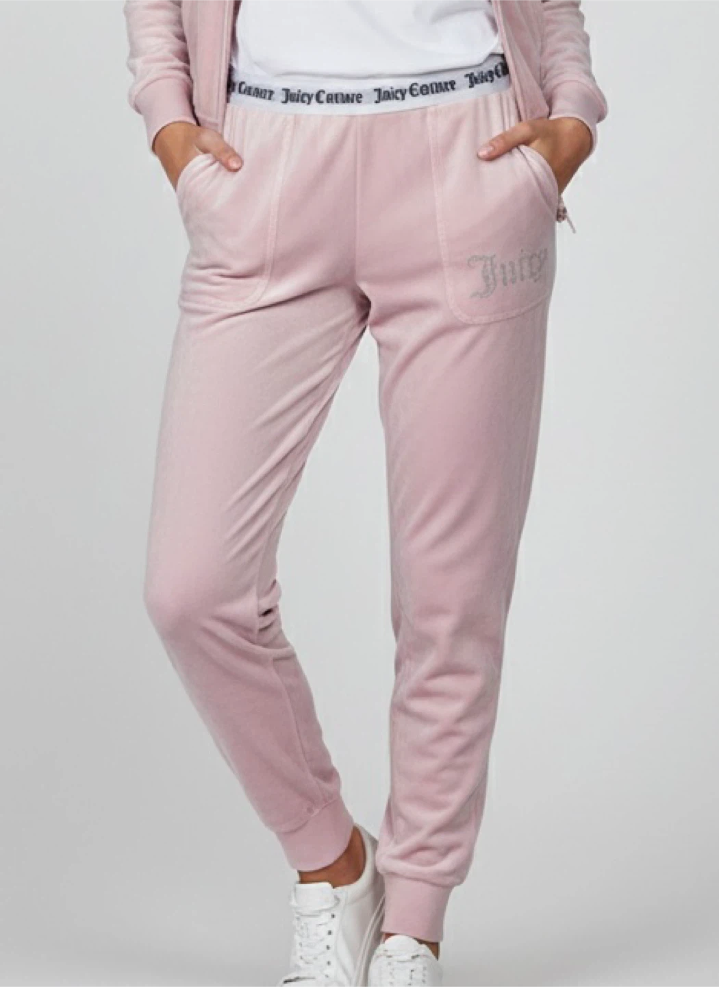 Juicy Couture Pink Velour Pants - photo 2