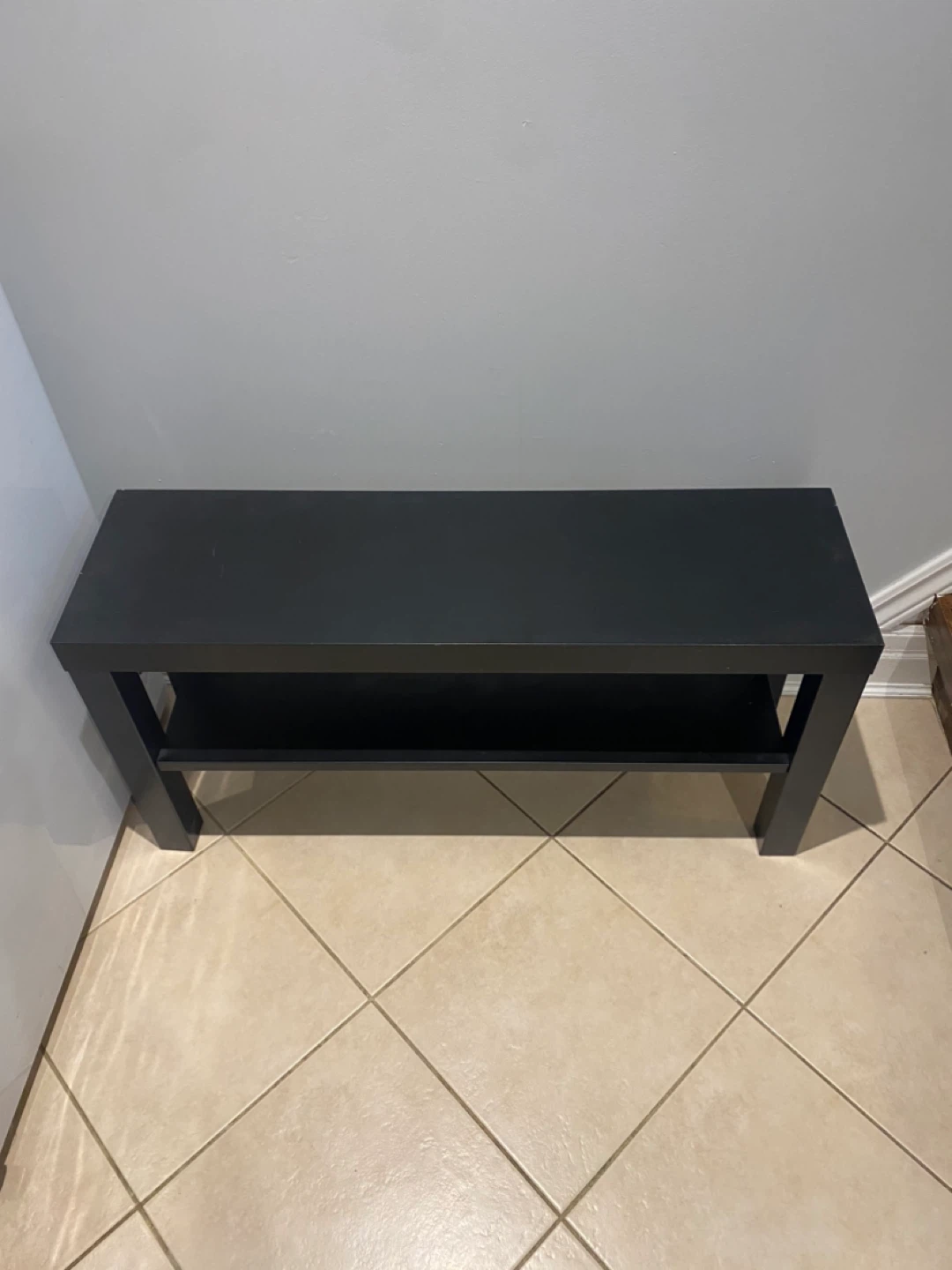 Ikea Black Console Table / Bench - photo 2