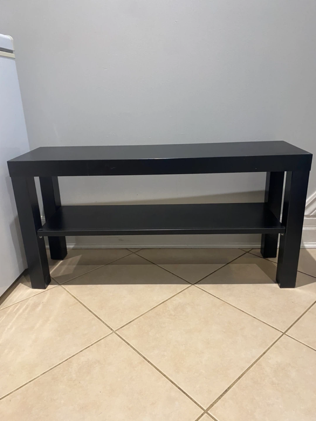 Ikea Black Console Table / Bench