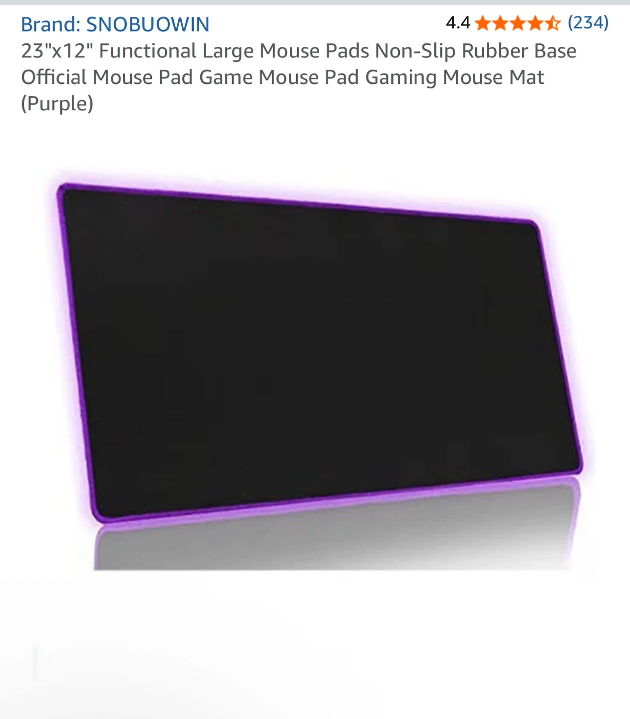 Purple computer desk mat and cloud shape wrist pad - photo 3