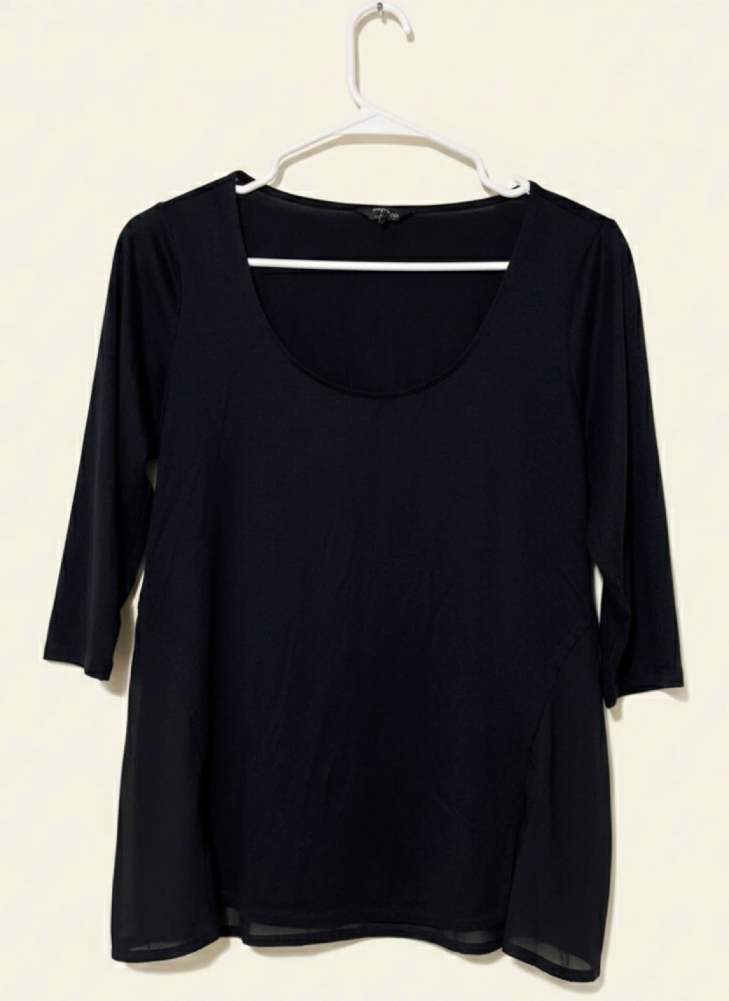 Dark blue Sleeve Tunic Top