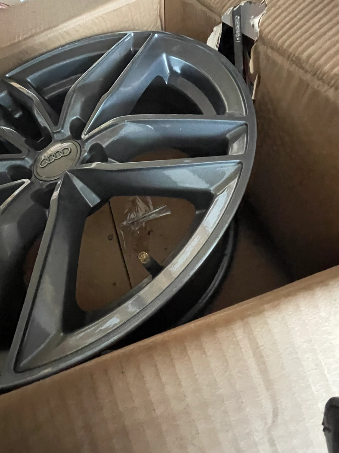 Audi Alloy Wheel 17” x 8”. 5x112mm bolt pattern