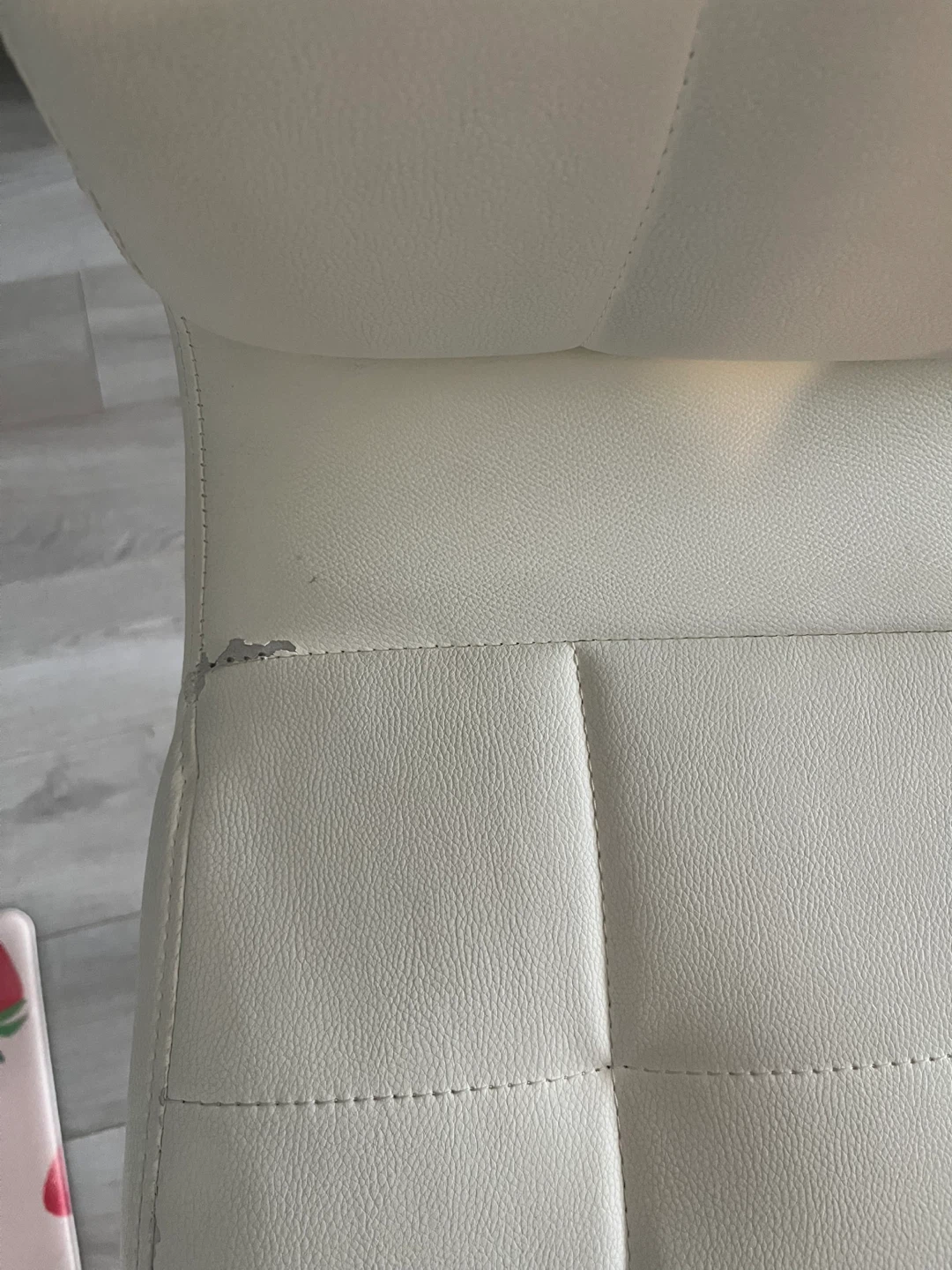 Pair of White Adjustable Bar Stools - NEED GONE BY 02/26 - photo 2