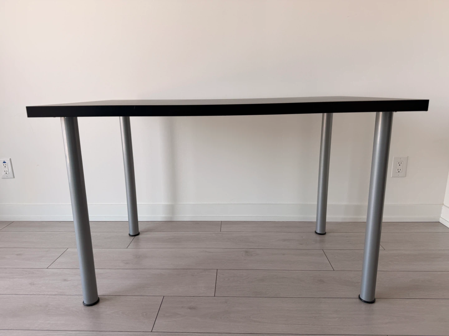 Dark brown ikea desk table - photo 2