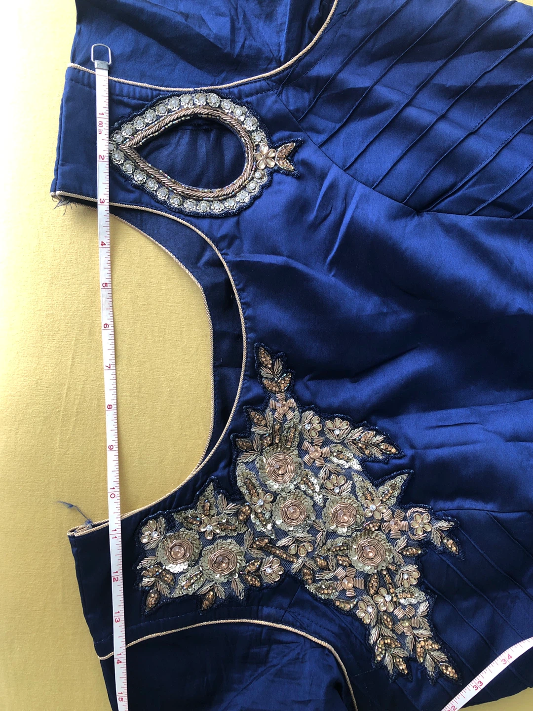 Embroidered Blue Anarkali Dress 🥕 - photo 5