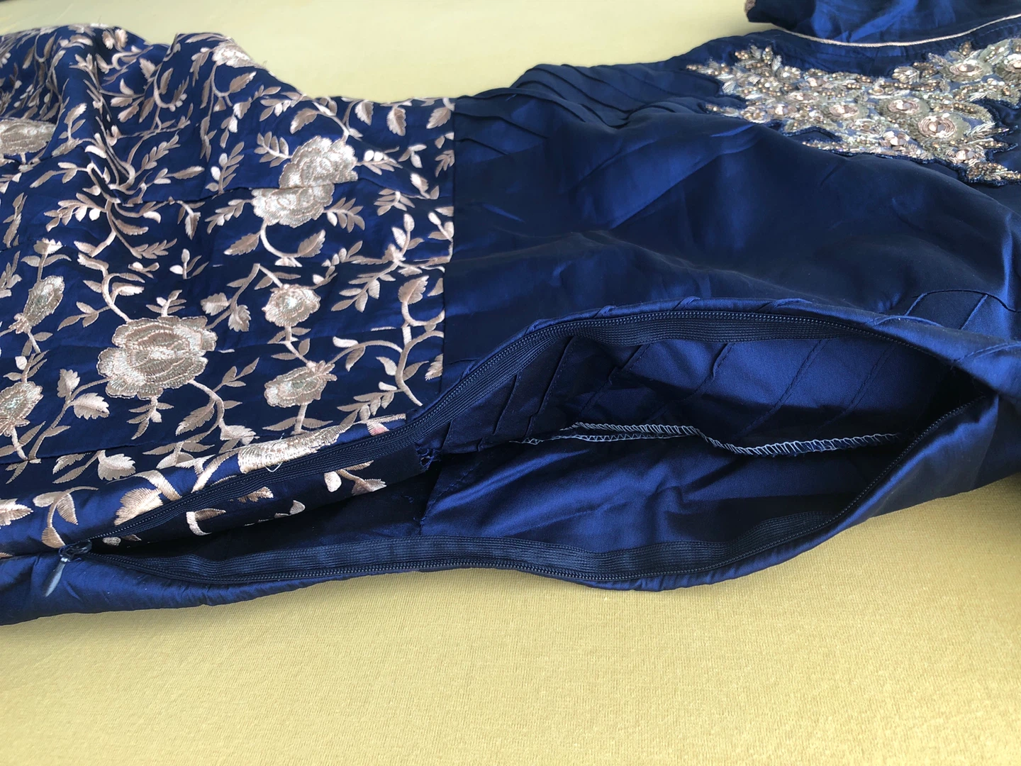 Embroidered Blue Anarkali Dress 🥕 - photo 4