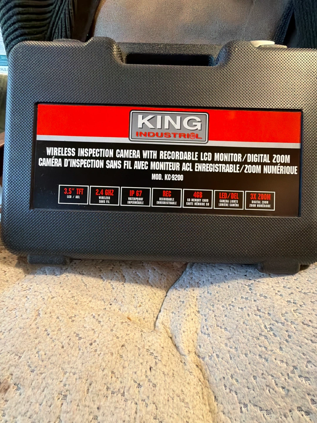 KING INDUSTRIAL Wireless Inspection Camera KC-9200 - photo 2