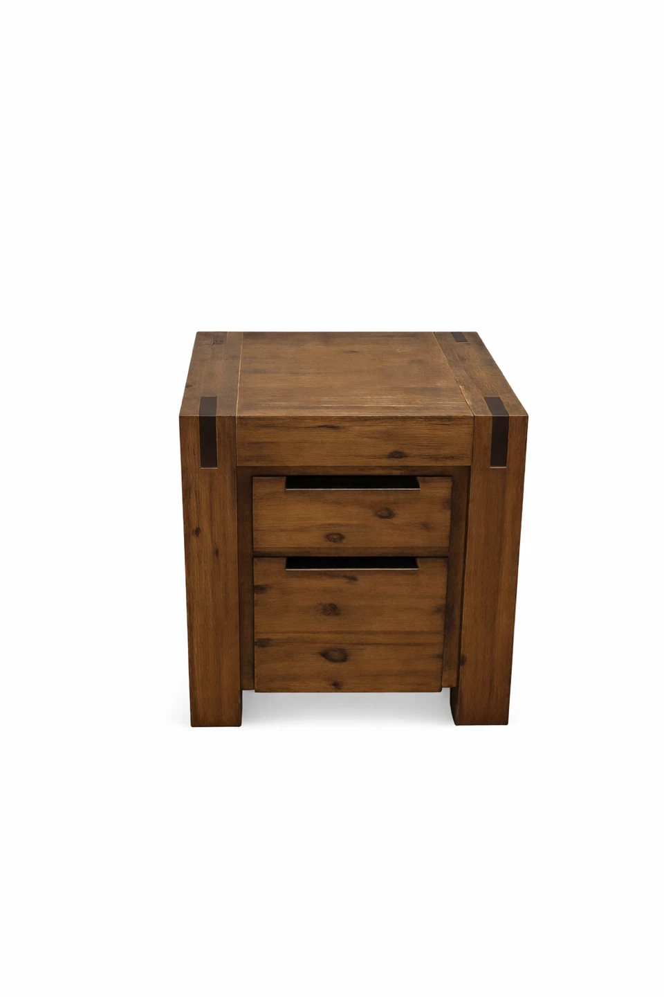 Structube Walnut King Bed Frame with Nightstand + Free Mattress - photo 5