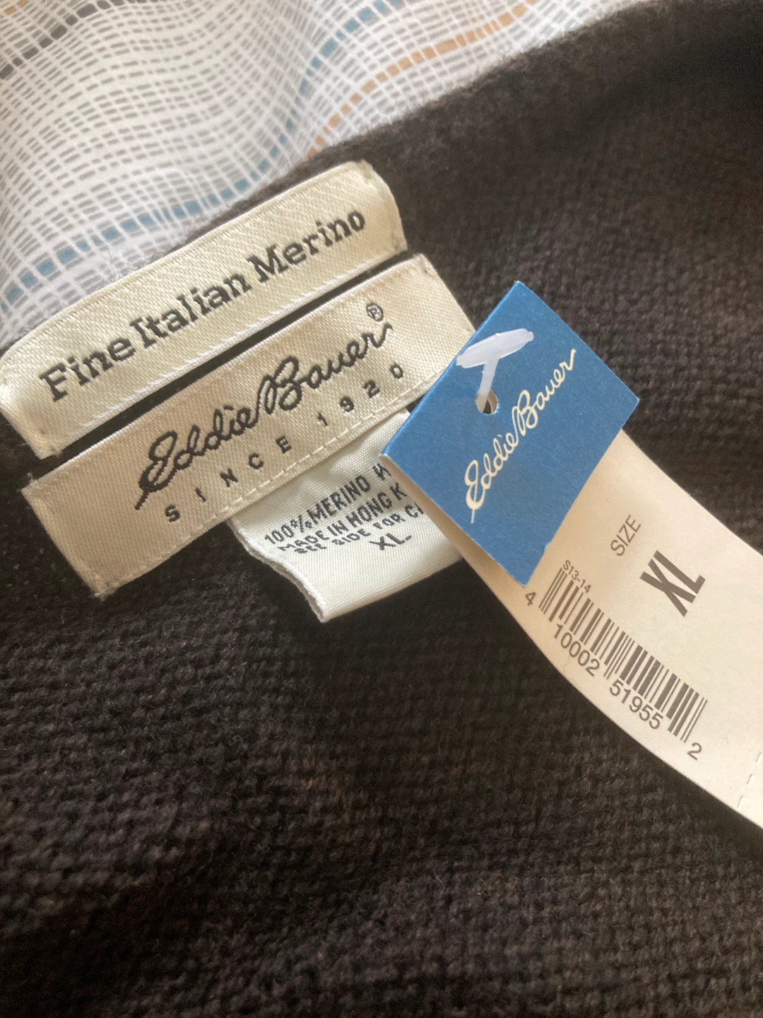 Eddie Bauer XL Fine Italian Merino Wool Cardigan Sweater XL - photo 2