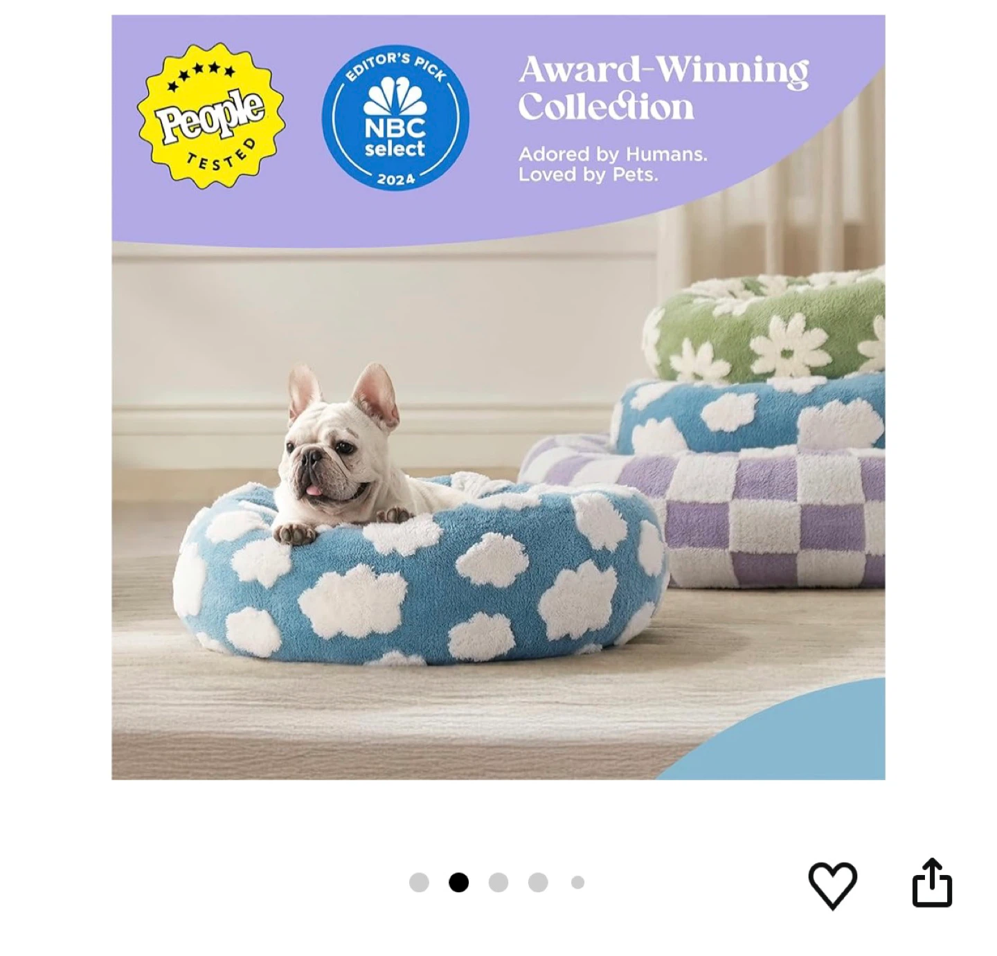 Medium Donut Dog Bed - photo 5