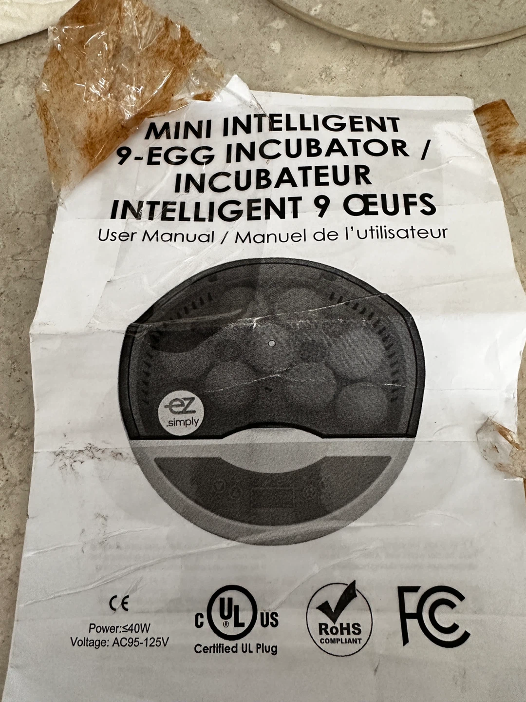 EZ Simply Mini Intelligent 9-Egg Incubator - photo 4