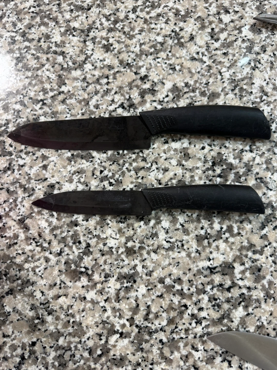 Black Kitchen Knives Set