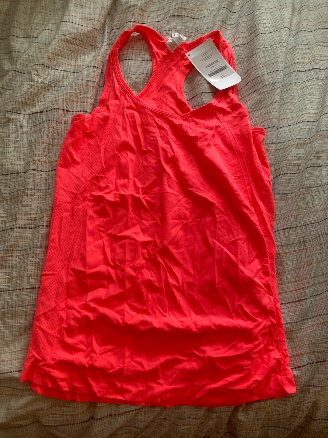 Fabletics Oula Tank Top Large- Neon Pink - L/10-12