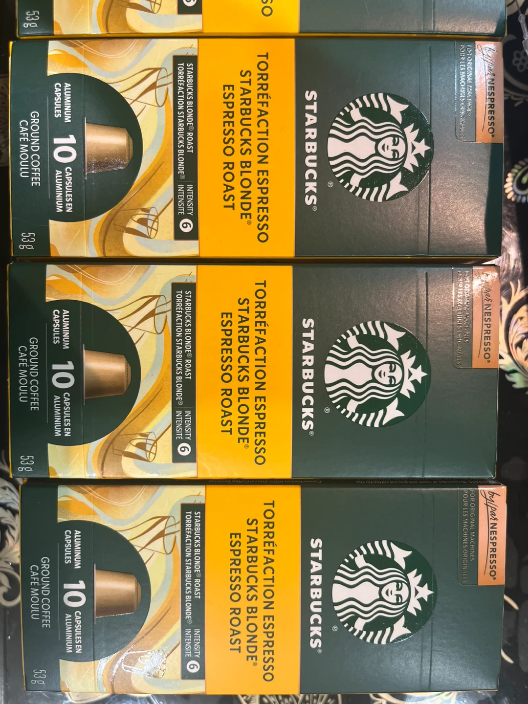Starbucks Blonde Espresso Roast Coffee Capsules