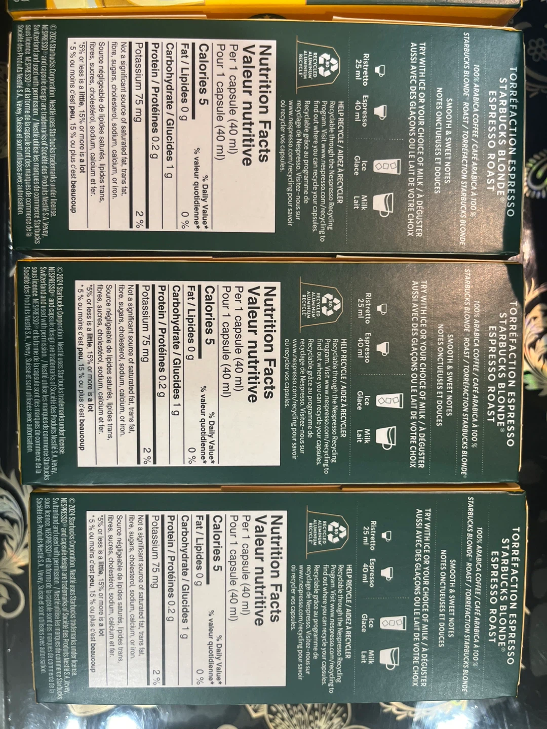 Starbucks Blonde Espresso Roast Coffee Capsules - photo 2