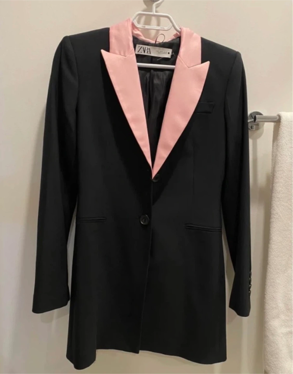 Zara Black Blazer Dress Size Small New With Tags