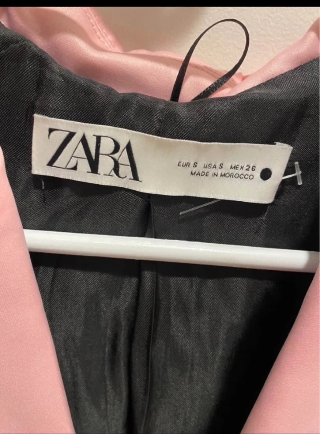 Zara Black Blazer Dress Size Small New With Tags - photo 2