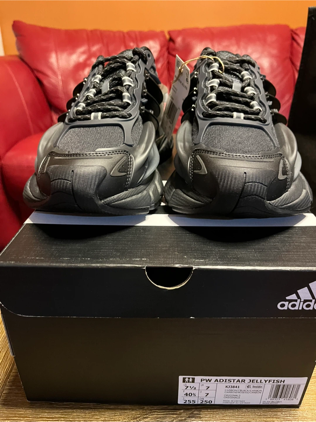 Adidas Pharell Williams Jellyfish Carbon Core Black Shoes - photo 2
