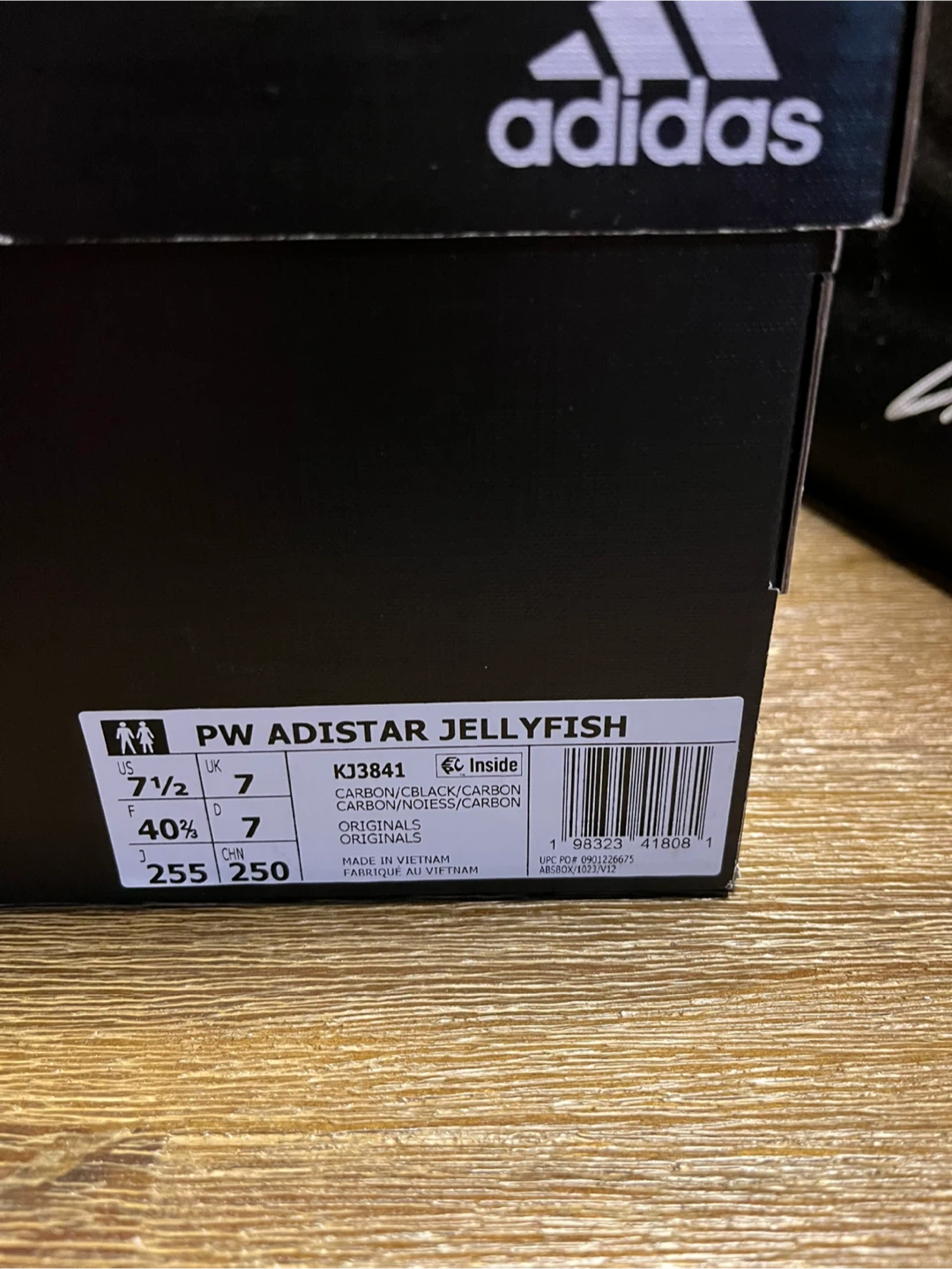 Adidas Pharell Williams Jellyfish Carbon Core Black Shoes - photo 5