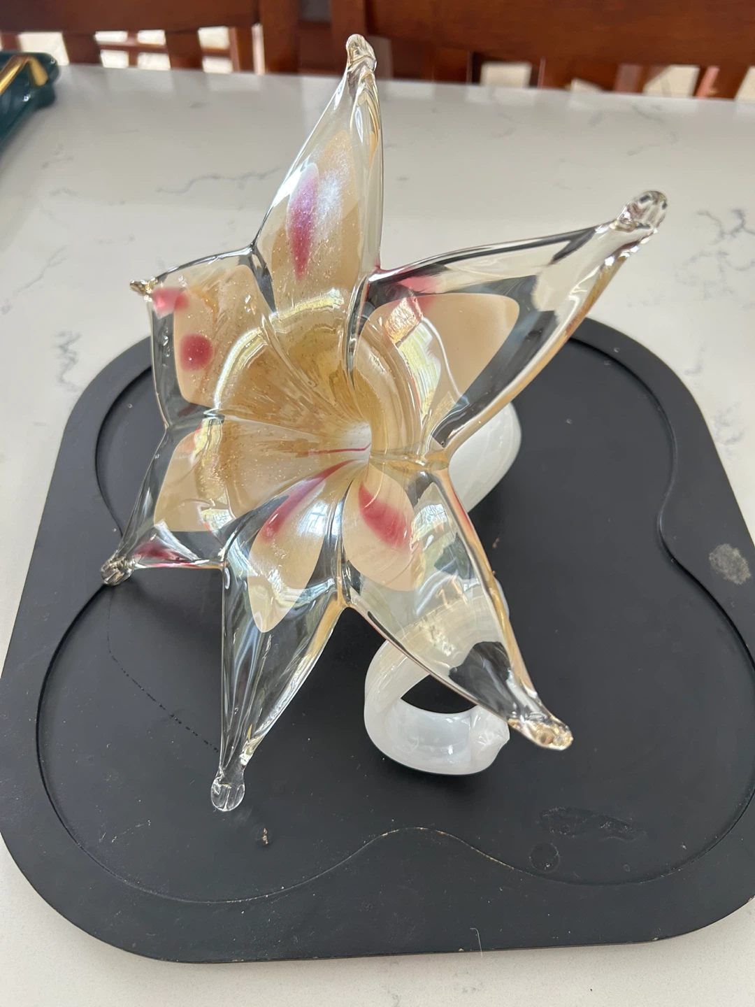 Glass Flower Sculpture - photo 2