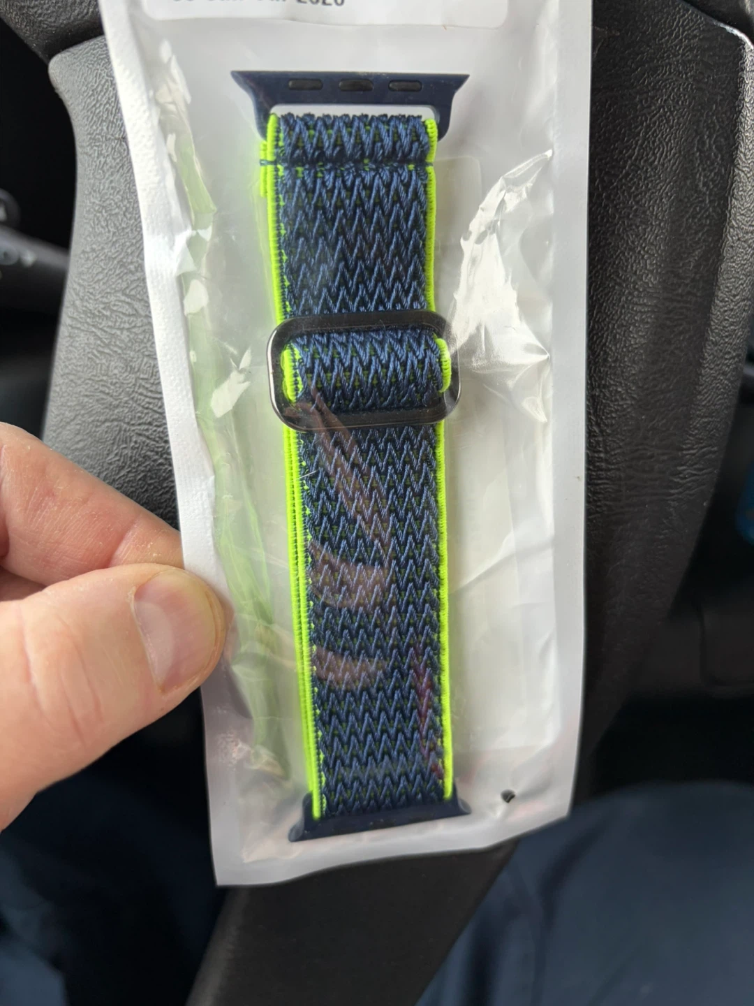 Watch Band - Blue & Neon Green