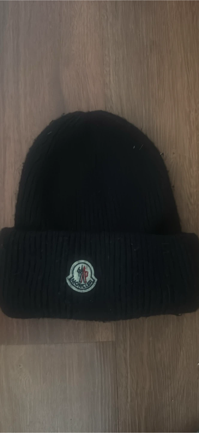 Moncler Black Beanie