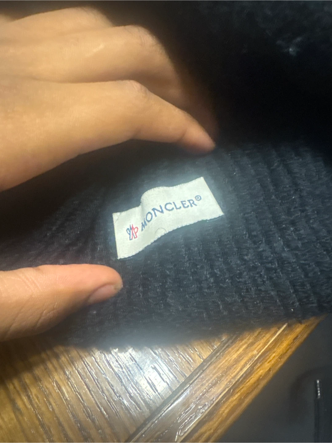 Moncler Black Beanie - photo 2