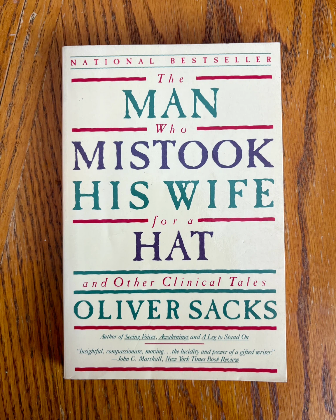 The Man Who Mistook His Wife for a Hat book