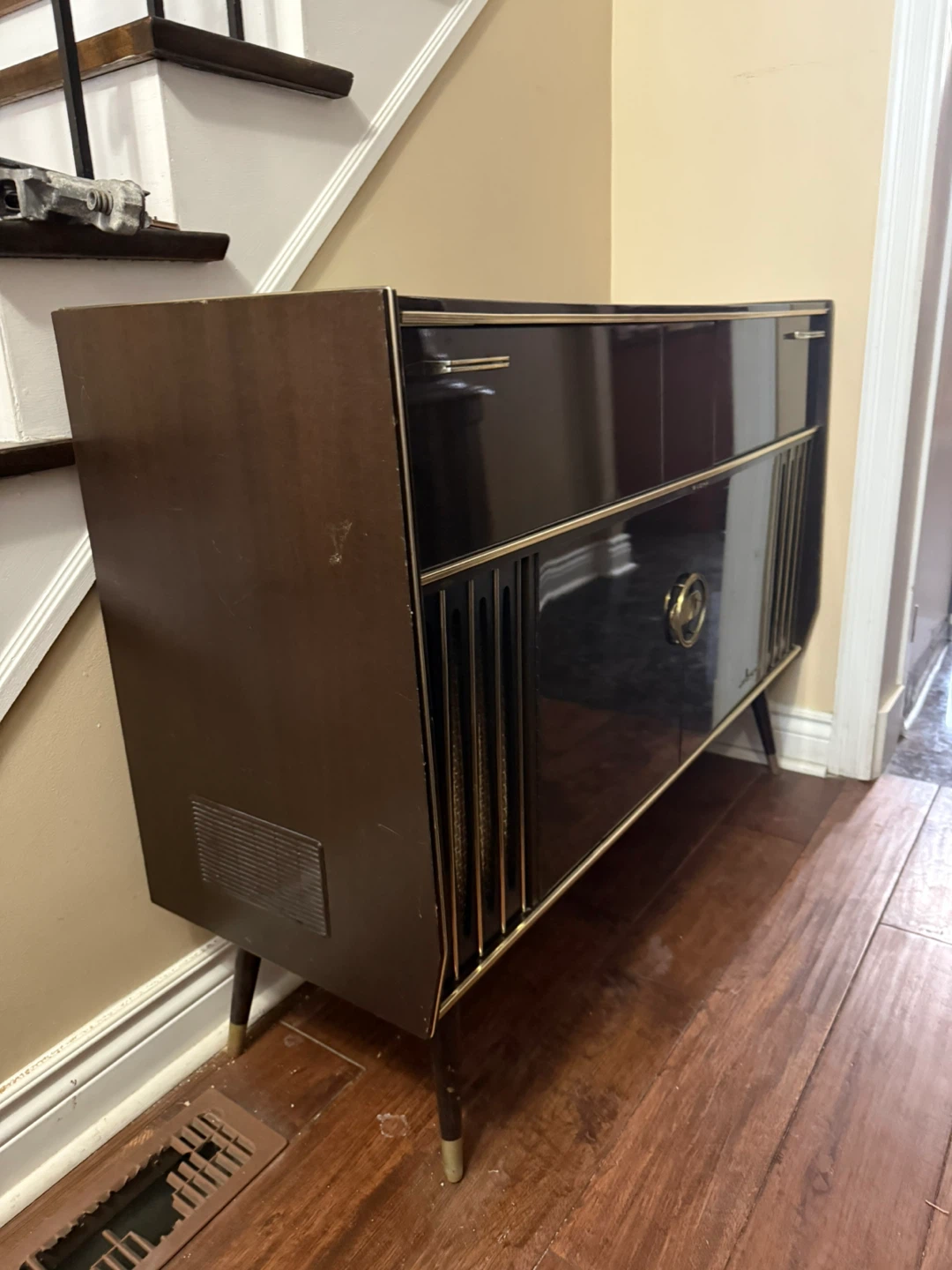 Vintage Elona Stereo Console with Turntable