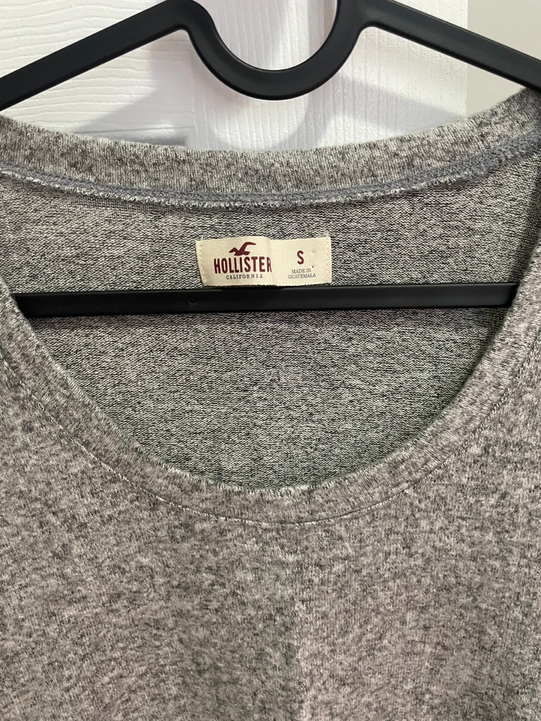 Hollister Grey Bell Sleeve Top - Size S - photo 2