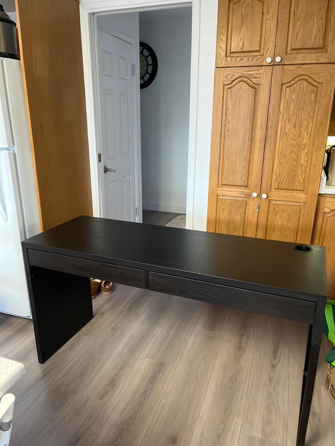 Black Desk with Drawer