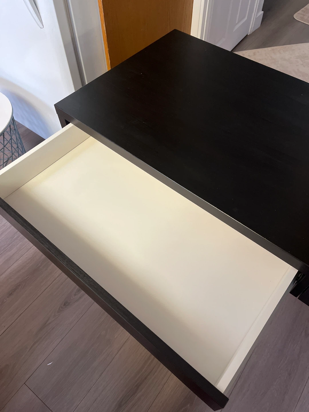 Black Desk with Drawer - photo 5