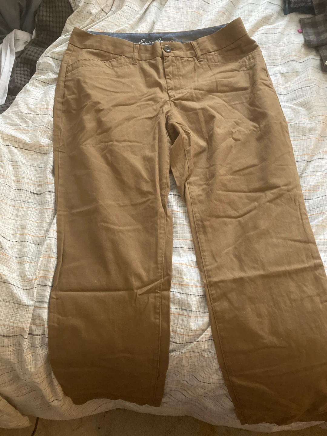 Eddie Bauer Women's Khaki Chinos Pants Size 14 - photo 2