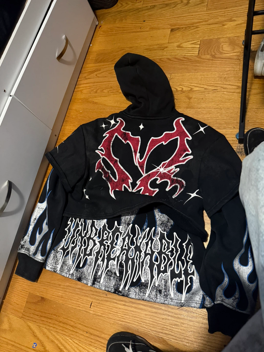 Black Graphic Hoodie - photo 3