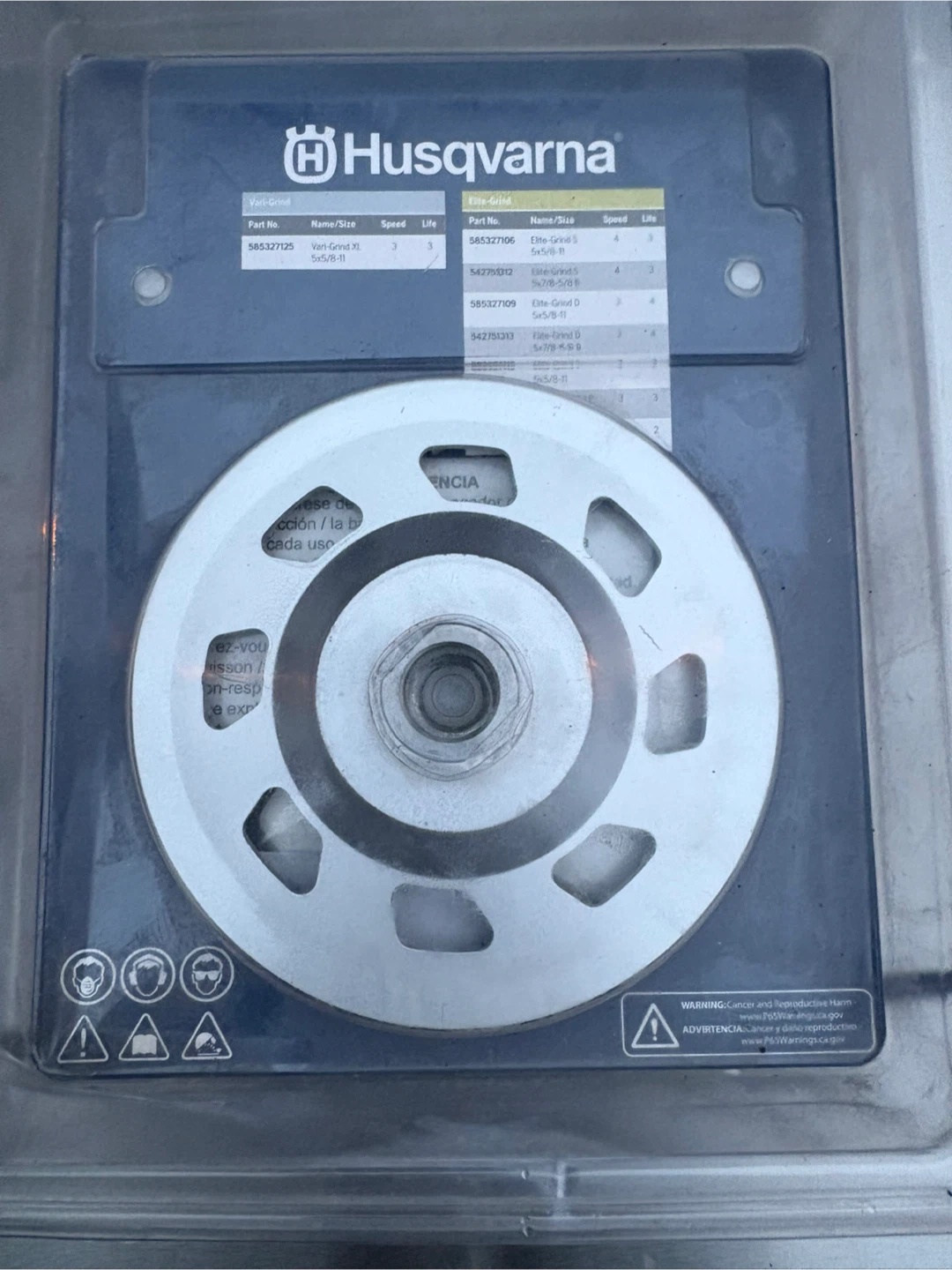 Husqvarna 5 5/8-11 SPCR VARI-GRIND XL