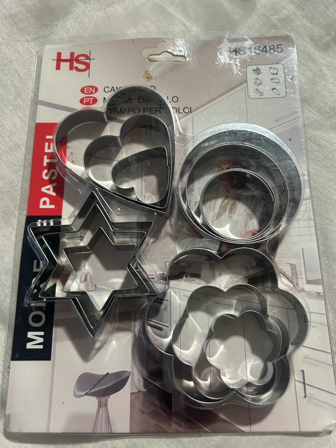 HS Cookie Cutters Set - Hearts, Stars, Circles, Flowers