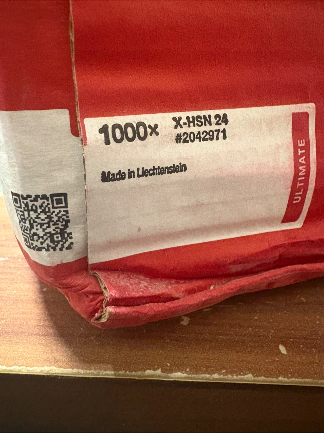 Hilti X-HSN 24 Fasteners (1000x)
