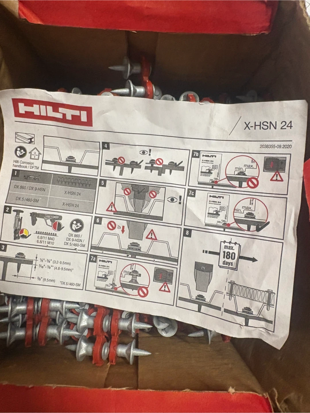 Hilti X-HSN 24 Fasteners (1000x) - photo 2