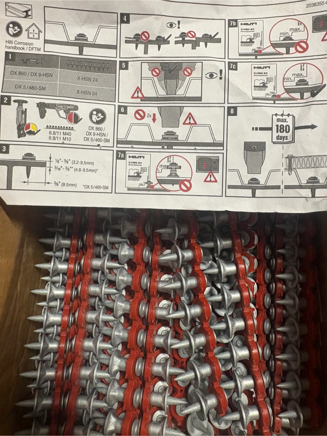 Hilti X-HSN 24 Fasteners (1000x) - photo 3