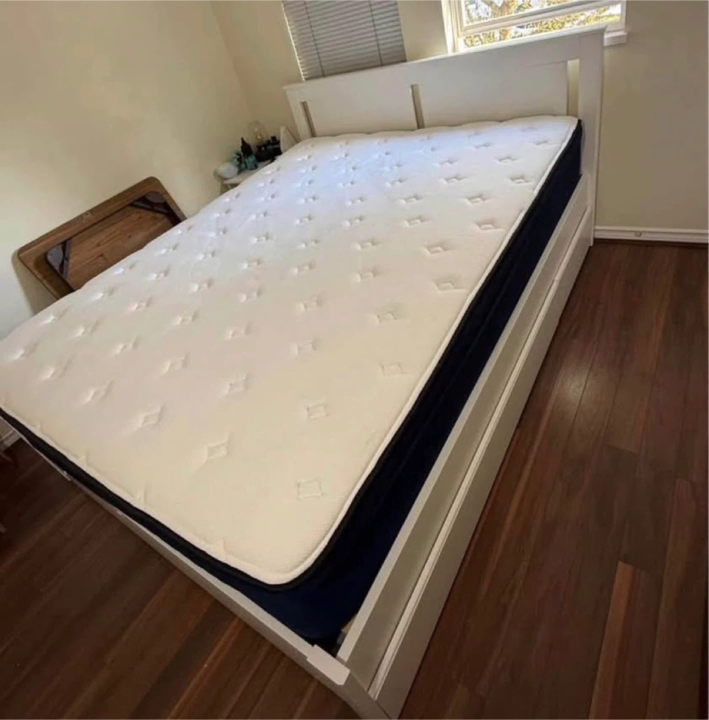 IKEA SONGESAND Queen Bed Frame with Storage - White - photo 2