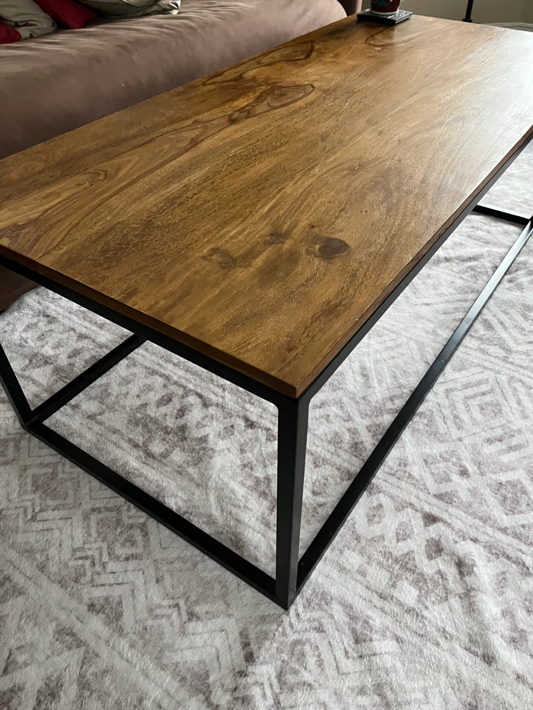 Wood/Metal Coffee Table - photo 3