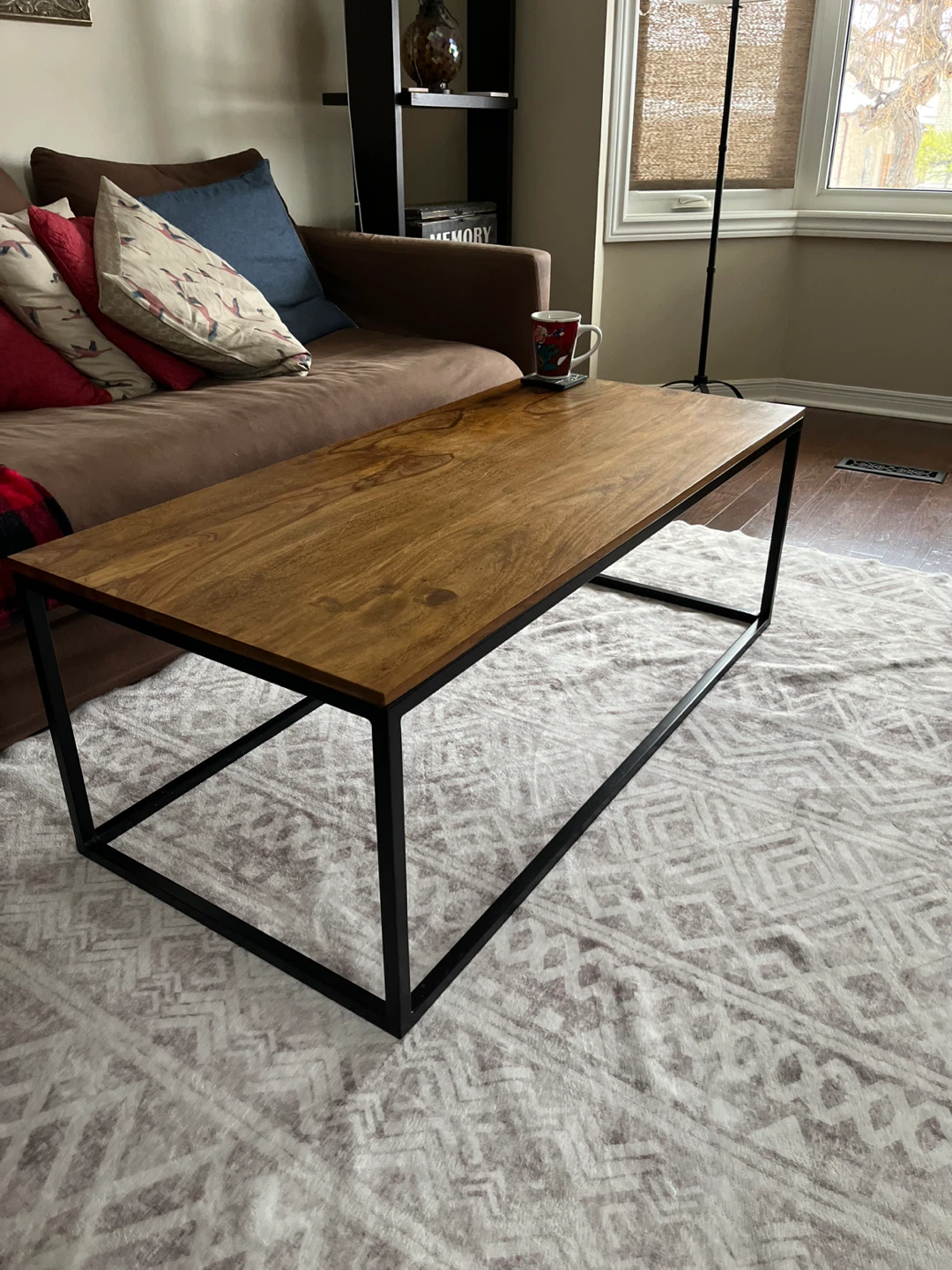 Wood/Metal Coffee Table - photo 2