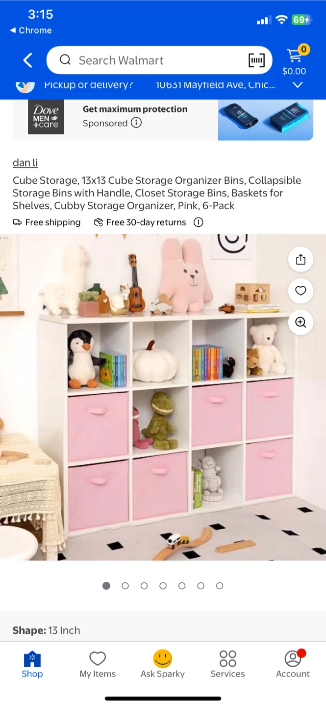 Cube Storage Organizer - White