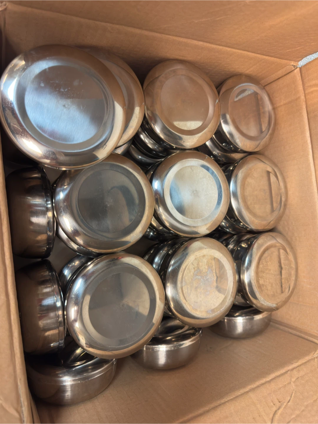 Stainless Steel Bowls with Lids