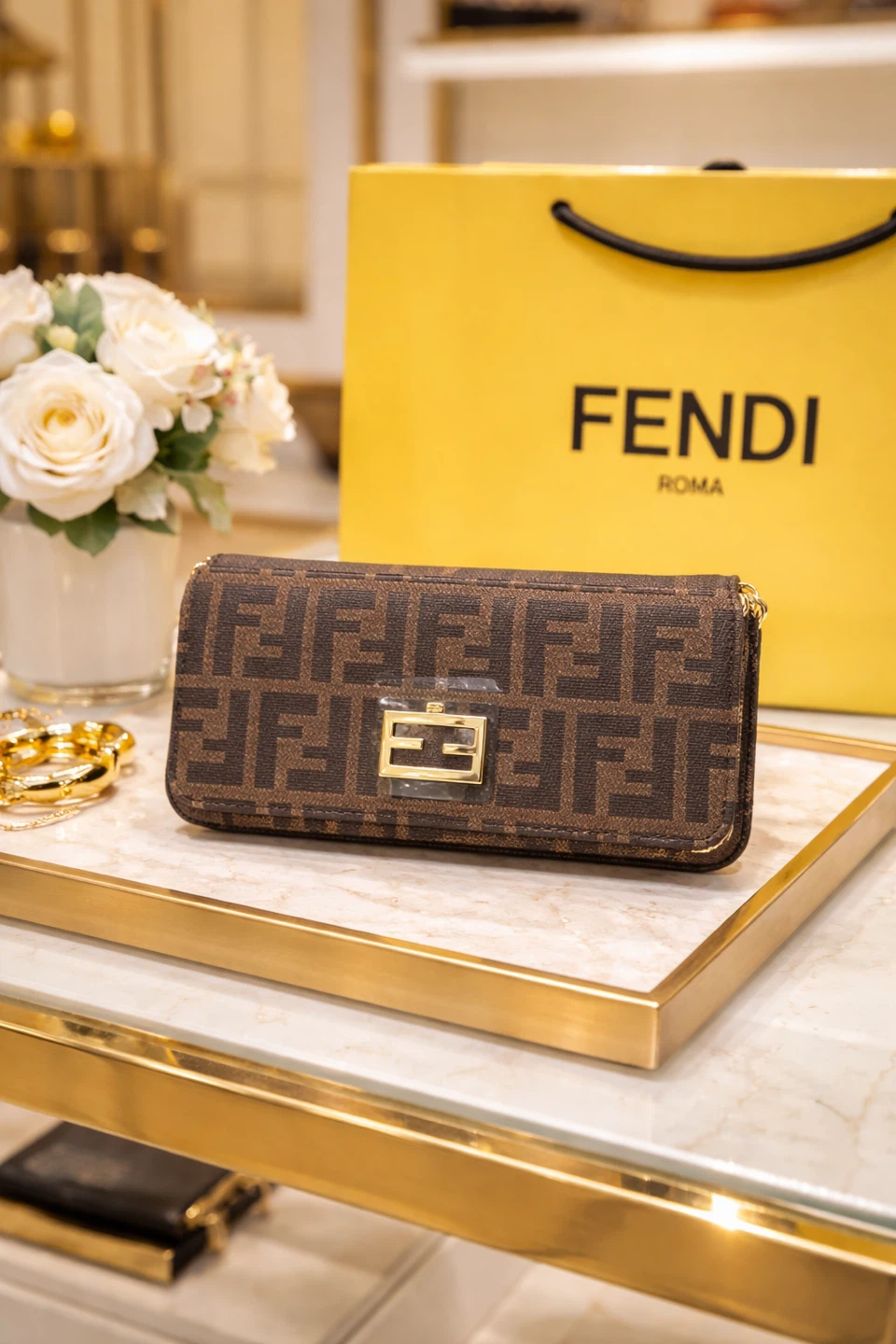 Fendi Monogrammed Zip Around Wallet - photo 5