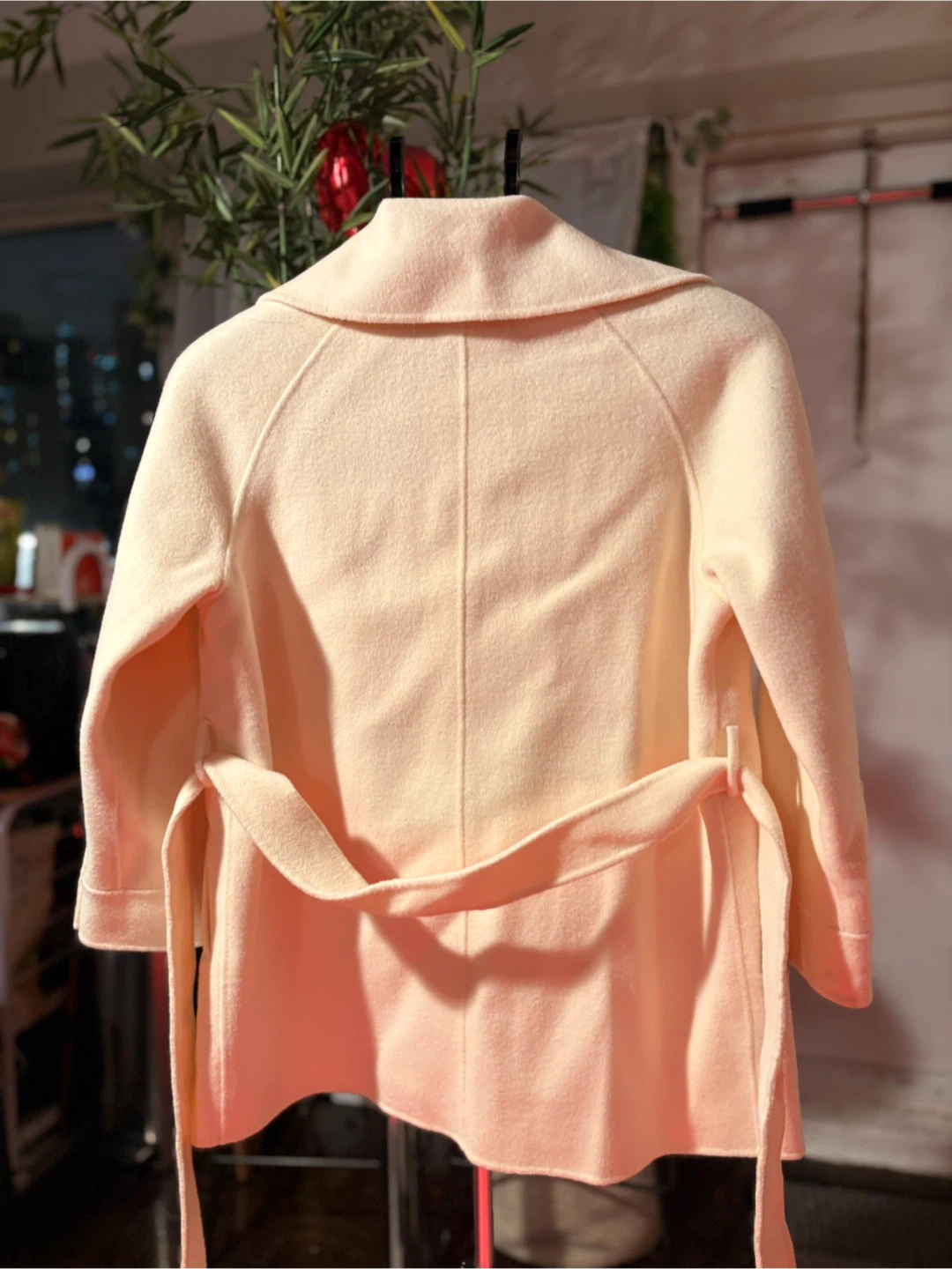 Petite Studio N.Y.C. Belted Coat - Cream - photo 4